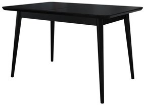 Τραπέζι Racine 131, Μαύρο, 76x80x140cm, 33 kg, Επιμήκυνση, Ινοσανίδες μέσης πυκνότητας, Ξύλο, Ξύλο: Οξιά | Epipla1.gr