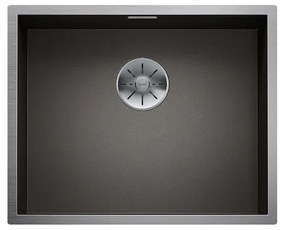 Blanco Zerox 500-U Durinox Black Steel Matt Νεροχύτης Υποκαθήμενος 54x44 cm