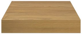 vidaXL Ράφι Τοίχου 2 pcs Καφέ 23 x 23,5 x 4 εκ Επεξεργασμένο ξύλο