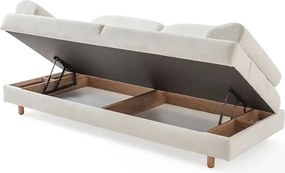 3-Seat Sofa-Bed Aries - White White
