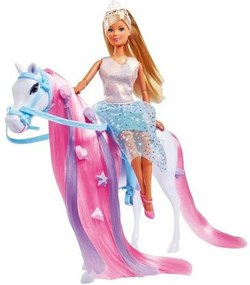 Κούκλα Simba Steffi Love Princess 29 cm Άλογο