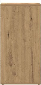 vidaXL Ντουλάπι τηλεόρασης Artisan Oak 80x35x36,5 cm