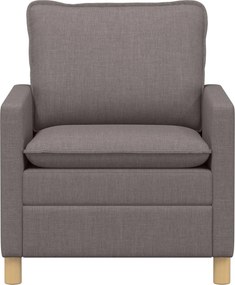 vidaXL Καναπές Taupe 76 x 81 x 87,5 εκ Ύφασμα