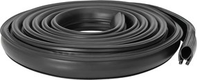 vidaXL Σφράγιση Πόρτας Γκαράζ Μαύρο 41 x 33 mm 2,5 μ PVC