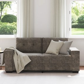 vidaXL Καναπέας Loveseat Σκούρο Γκρι 140 εκ σε Τεχνητό Δέρμα