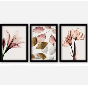 Πίνακας (Σετ 3Τμχ) 364LUL1357 35x45cm Multi Wallity Vertical Plastic,Mdf