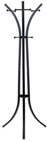 Zensine metal clothes rack in black shade 51x63x175cm 51x63x175 εκ.