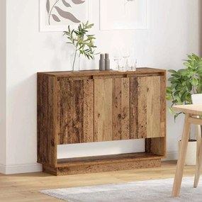 vidaXL Πλαϊνό γραφείο Παλιό ξύλο 97 x 29 x 75 εκ. Επεξεργασμένο ξύλο