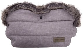 KIKKA BOO ΓΑΝΤΙ ΚΑΡΟΤΣΙΟΥ FUR MELANGE GREY 31108040106