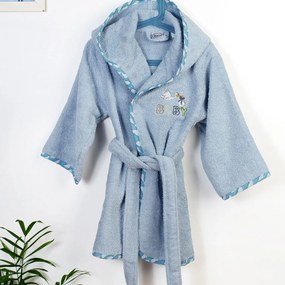 Βρεφικό Μπουρνούζι Dimcol Stork 191 Sky Blue Γαλάζιο No02