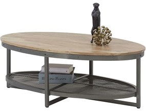 Τραπεζάκι Σαλονιού Moca 122x71x44cm Natural-Black