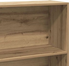 vidaXL Βιβλιοθήκη Αρτισιανή Δρυς 80x30x189 εκ. από Επεξ. Ξύλο