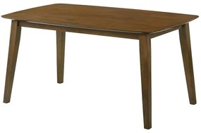DOM Τραπέζι Τραπεζαρίας, Mdf Απόχρωση Καρυδί 150x90x75cm Ε803,2