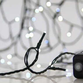 Eurolamp Σειρά 300 LED Ψυχρό Λευκό Με 8 Προγράμματα 14.95m Πράσινο Καλώδιο IP44 600-11540