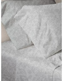 Σετ Σεντόνια Menta Εμπριμέ 020 Grey Μονο (160x250)