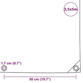 ΜΟΥΣΑΜΑΣ ΓΚΡΙ 3,5 X 5 Μ. 650 ΓΡ./Μ.² 144891