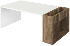Τραπεζάκι Σαλονιού View 0215977 95x50x34cm White-Walnut