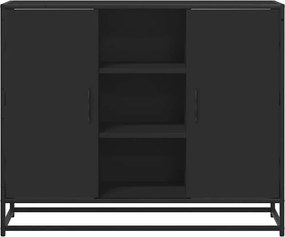 vidaXL Μπουφές Μαύρος 92x35x76 εκ. από Επεξεργασμένο Ξύλο