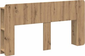 vidaXL Κρεβάτι με Κεφαλάρι Artisan Δρυς 140 cm Επεξεργασμένο Ξύλο