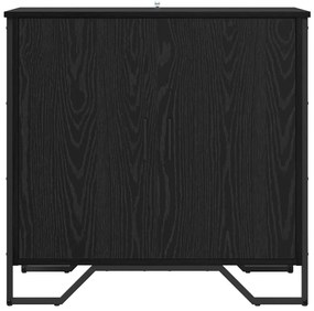 vidaXL Πλαϊνό γραφείο Μαύρη δρυς 78 x 35.5 x 74.5 εκ.