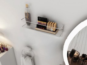 Ράφι Τοίχου Χρώμιο GIVUN 7x7x33