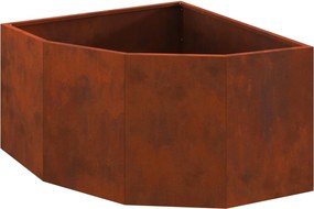 vidaXL Γωνιακό Ροδόδεντρο Σκ rusty 60 x 60 x 35 cm