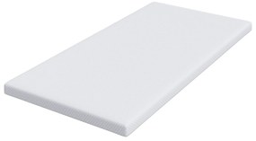 vidaXL Στρώματα Λευκό 100 x 200 cm 100% ύφασμα πολυεστέρα με τζακάρ