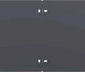 vidaXL Περίγραμμα γκαζόν 10 τμχ. 20 x 103 cm Κρύα έλαση από χάλυβα