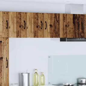 vidaXL Πάνελ πλυντηρίου πιάτων Kalmar 2 pcs Παλιό ξύλο
