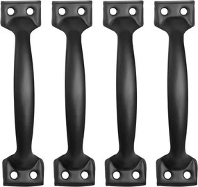 VEVOR 4Pcs Barn Door Handles 6.5 in Rustic Heavy Duty Garden Gate Shed Pulls