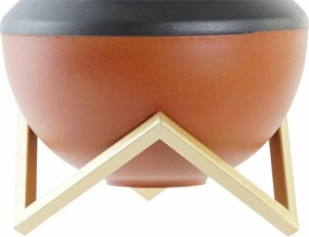 Βάζο DKD Home Decor Πολύχρωμο Μέταλλο Σύγχρονη 18 x 18 x 21 cm