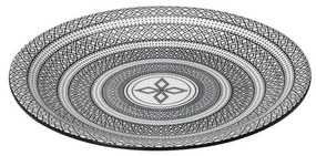 Πιάτο Charlotte Gui388K6 Ρηχό Φ26,5cm Black Espiel Ceramic