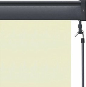 vidaXL Ρόλερ Κρεμ 180 x 250 cm Ύφασμα και Αλουμίνιο