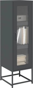 vidaXL Highboard Ανθρακί 36x39x123 cm Ατσάλι ψυχρής έλασης