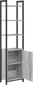 vidaXL Βιβλιοθήκη 6 επιπέδων 40 x 24 x 161 εκ Επεξεργασμένο Ξύλο