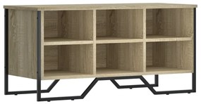 Παπουτσοθήκη Sonoma Δρυς 90x38x45,5 εκ. από Επεξεργασμένο Ξύλο - Καφέ