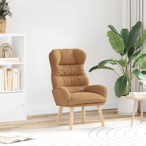 vidaXL Χαλαρωτική Πολυθρόνα Μπεζ από Ίνο Vελούδου