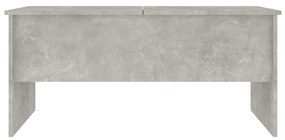 vidaXL Τραπεζάκι Σαλονιού Γκρι Σκυρ. 102x50,5x46,5 εκ. Επεξεργ. Ξύλο