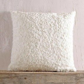 Γούνινο Διακοσμητικό Μαξιλάρι (50x50) Rythmos Snug Beige