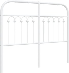 vidaXL Ανταλλακτικό κεφαλάρι Λευκό 120 εκ. Μεταλλικό