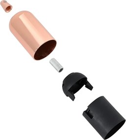 vidaXL Λαμπτήρες 2 τεμάχια Rose Gold E27