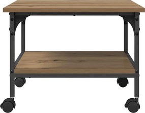 vidaXL Σταντ Εκτυπωτή Artisan Oak 50 x 40 x 38 cm Επεξεργασμένο ξύλο