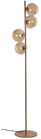 Φωτιστικό Δαπέδου Honey I-HONEY-PT4 4xG9 Led 34,5x160cm Copper Luce Ambiente Design Metal, Glass