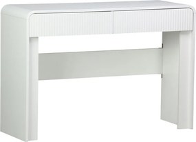 Κονσόλα Zeplen pakoworld λευκό mdf 110x38x75εκ