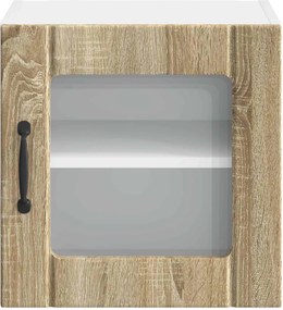vidaXL Ραφιέρα τοίχου LUCCA Sonoma Δρυς 40 x 31 x 40 εκ.