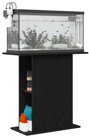 vidaXL Βάση Ενυδρείου Μαύρη Δρυς 75x36x72,5 εκ. από Τεχνητό Ξύλο