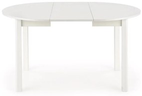 Τραπέζι Houston 961, Άσπρο, 76cm, 29 kg, Επιμήκυνση, Φυσικό ξύλο καπλαμά, Ινοσανίδες μέσης πυκνότητας | Epipla1.gr