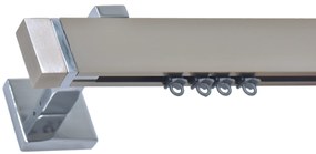 Σιδηρόδρομος Slim line Νίκελ ματ Elegant 150 cm, 200 cm, 250 cm, 300 cm, 350 cm, 400 cm