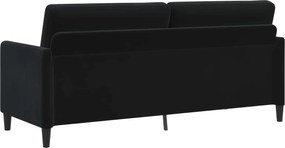 vidaXL Καναπές με Αποθήκευση Μαύρο 192 x 78 x 87 εκ. Πολυεστέρας