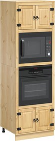 vidaXL Ντουλαπιού (Cabinet) SKI Μέλι Καφέ 66 x 58 x 207 εκ